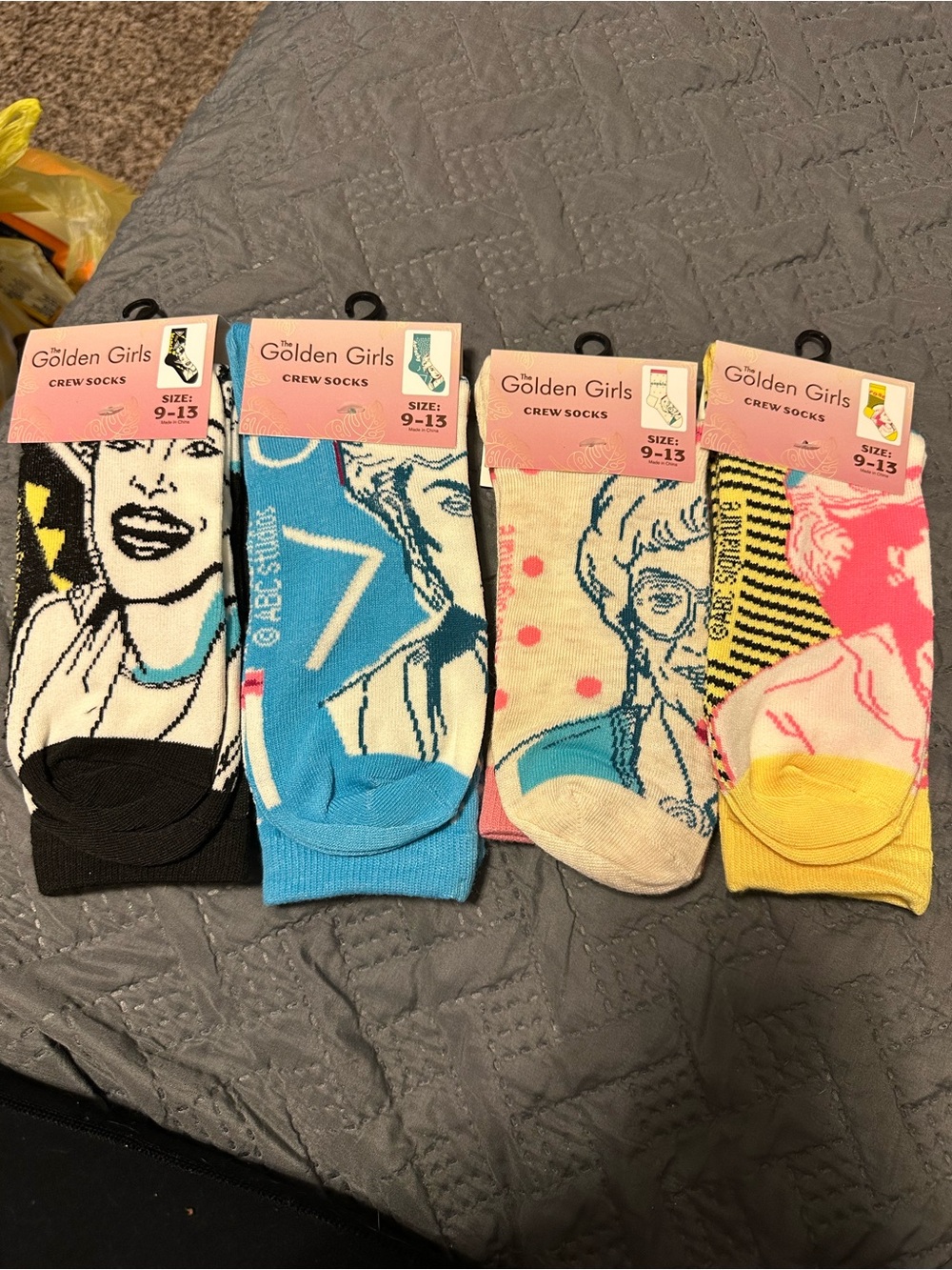 Golden girls socks 4 pair